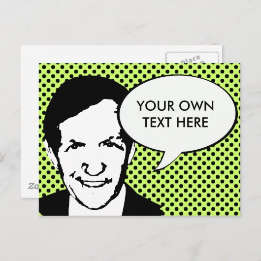 Dennis Kucinich Briefkaart (Voorkant / Achterkant)