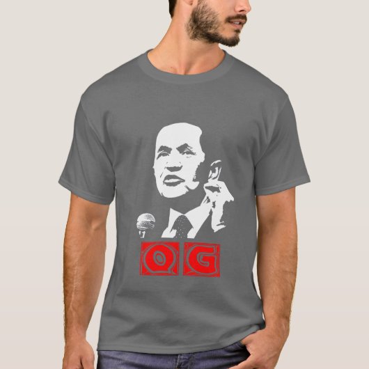 Dennis Kucinich:  Originele Gangsta T-shirt (Voorkant)
