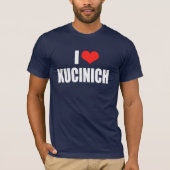 DENNIS KUCINICH verkiezingsgear T-shirt (Voorkant)
