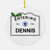 Dennis MA Keramisch Ornament (Achterkant)