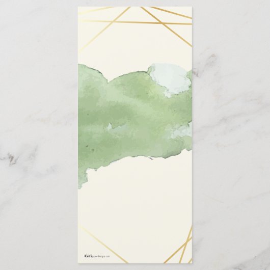 Dennis Menu (Achterkant)