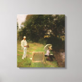 Dennis Miller Bunker schilderen in Calcot door Sar Canvas Afdruk (Voorkant)