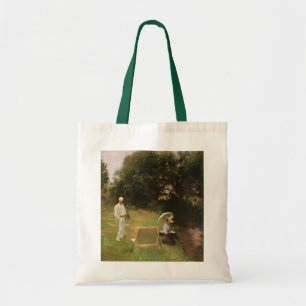 Dennis Miller Bunker schilderen in Calcot door Sar Tote Bag