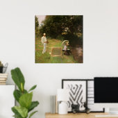 Dennis Miller Bunker Schilderend bij Calcot door S Poster (Thuiskantoor)