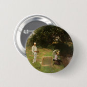 Dennis Miller Bunker Schilderend bij Calcot door S Ronde Button 5,7 Cm (Voorkant /achterkant)