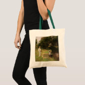 Dennis Miller Bunker Schildert bij Calcot door Sar Tote Bag (Voorkant (product))