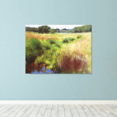 Dennis Miller Bunker's Marshland, Medfield Canvas Afdruk (Insitu (Houten vloer))