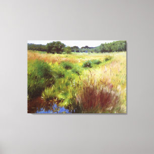 Dennis Miller Bunker's Marshland, Medfield Canvas Afdruk