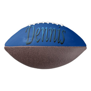 Dennis Name Logo American Football