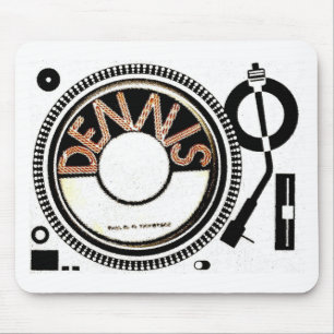 DENNIS PLATENSPELER Mousepad Muismat