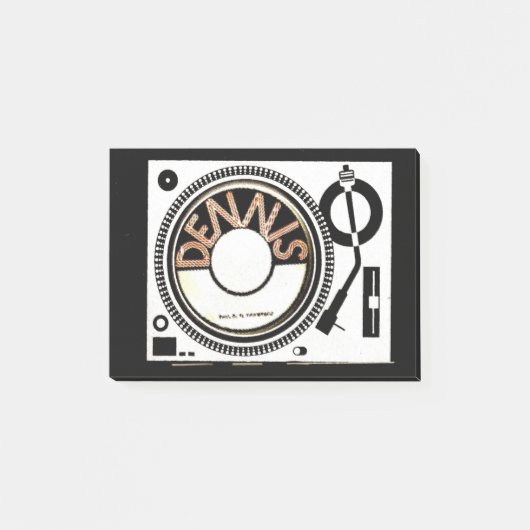 DENNIS PLATENSPELER POST-IT® NOTES (Voorkant)