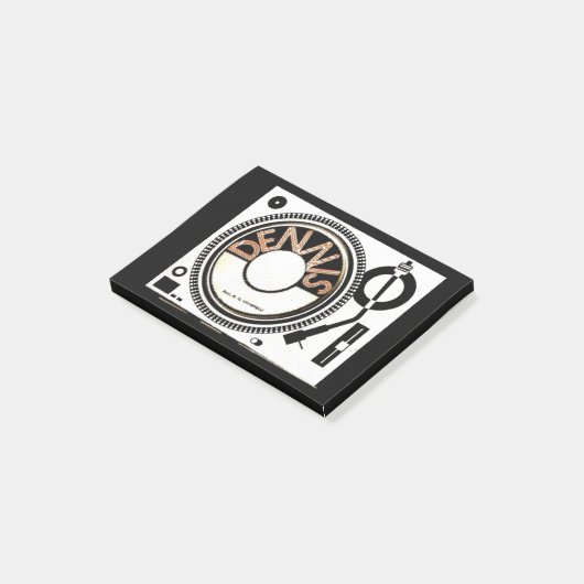 DENNIS PLATENSPELER POST-IT® NOTES (Schuin)