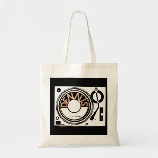 DENNIS PLATENSPELER TOTE BAG (Voorkant)