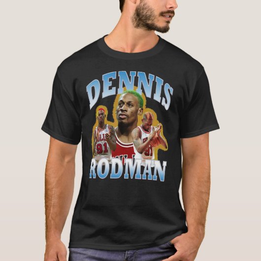 Dennis Rodman  Bootleg Classic T-Shirt (Voorkant)