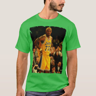 Dennis Rodman  ontwerp van basketbal 2 T-shirt