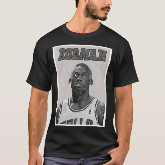 Dennis Rodman Rodzilla, The Worm Essential T-Shirt (Voorkant)