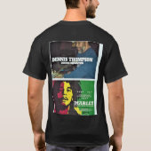 DENNIS THOMPSON. Basis donker T-shirt (Achterkant)
