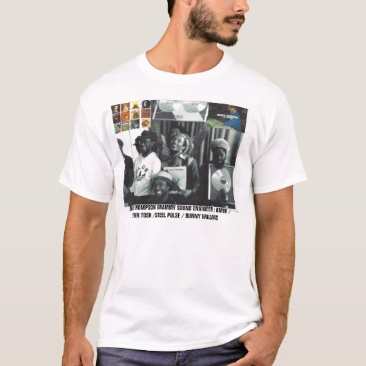 DENNIS THOMPSON  GRAMMY Heren Basic T-shirt (Voorkant)
