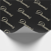 Dennis Vorname Name edles Geschenkpapier Papier (Hoek)