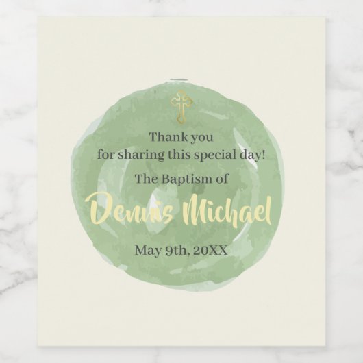 Dennis Wine Bottle Label Wijn Etiket (Enkel label)