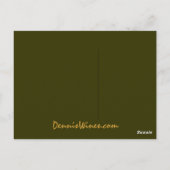 Dennis Wines Briefkaart (Achterkant)