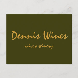Dennis Wines Briefkaart