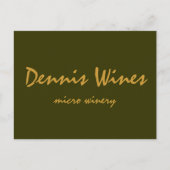 Dennis Wines Briefkaart (Voorkant)
