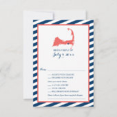 Dennisport Cape Cod | Huwelijk RSVP (Voorkant)