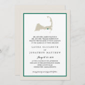 Dennisport Cape Cod Map Emerald Green | Weddenscha Kaart (Voorkant / Achterkant)