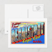 Dennisport Cape Cod Massachusetts Briefkaart (Voorkant / Achterkant)