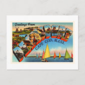 Dennisport Cape Cod Massachusetts MA Old Travel Briefkaart (Voorkant)