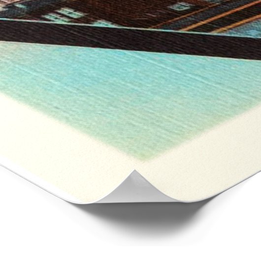 Dennisport Cape Cod Massachusetts MA Old Travel Poster (Hoek)