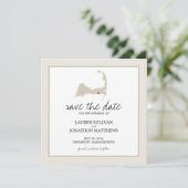 Dennisport Cape Cod Wedding Save the Date (Staand voorkant)