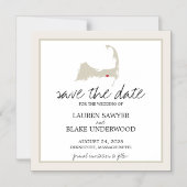 Dennisport Cape Cod Wedding Save the Date Magnetische Uitnodiging (Voorkant)
