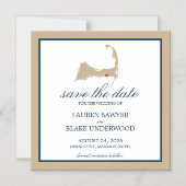 Dennisport Cape Cod Wedding Save the Date Magnetische Uitnodiging (Voorkant)