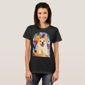DENNY corgi - ArtMuse Collectie T-shirt (Voorkant volledig)