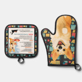 DENNY Corgi Ovenwant & Pannenlap Set (Voorkant)