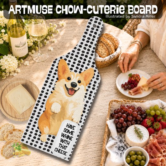 DENNY de Corgi charcuterie bord Snijplank