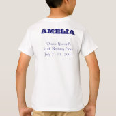 Denny's cruise Kinder Shirt (Achterkant)
