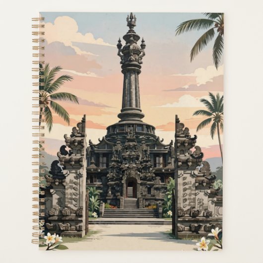 Denpasar Bali - Het Culturele Hart van Bali Planner (Voorkant)