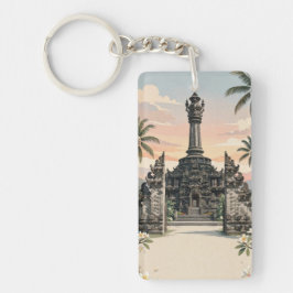 Denpasar Bali - Het culturele hart van Bali Sleutelhanger