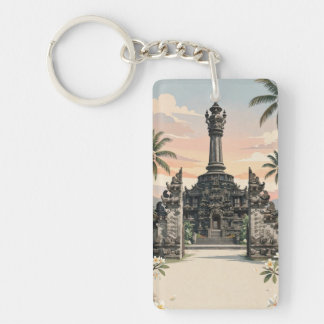 Denpasar Bali - Het culturele hart van Bali Sleutelhanger