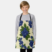 Dense Blueberry Naadloos Patroon Schort (Gedragen)