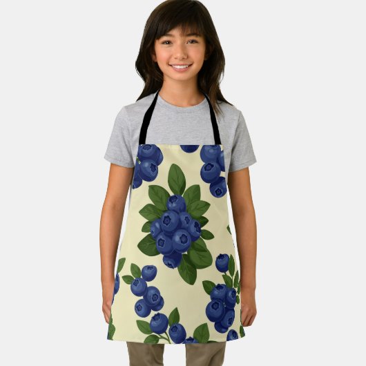 Dense Blueberry Naadloos Patroon Schort (Insitu)