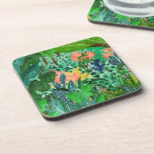 Dense Forest | Kleurrijk Oerwoud Botanische Natuur Drankjes Onderzetter (Linkerzijde)