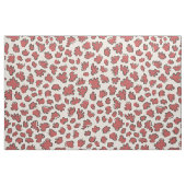 Dense Organic Terrazzo | Abstract Faded Rust Red Stof (Fat Quarter)