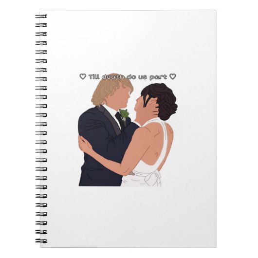 Densi – Till Death Do Us is een parodie-editie Notitieboek (Voorkant)