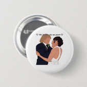 Densi – Till Death Do Us is een parodie-editie Ronde Button 5,7 Cm (Voorkant /achterkant)