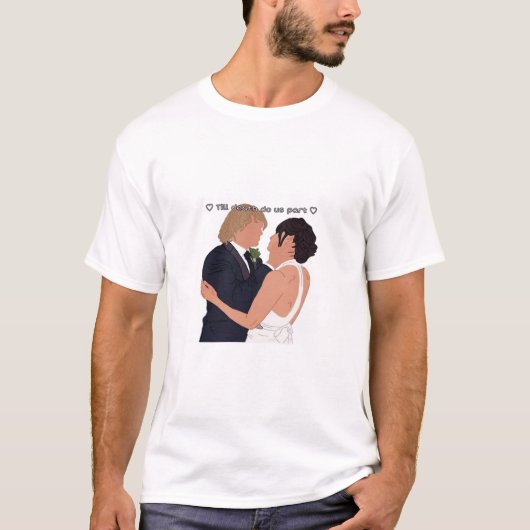 Densi – Till Death Do Us is een parodie-editie T-shirt (Voorkant)