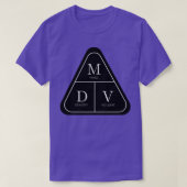 Density Equation Triangle Shortcut T-shirt (Design voorkant)